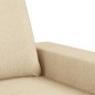 vidaXL Set di Divani 3 pz Crema in Tessuto vidaXL Set di Divani 3 pz Crema in Tessuto