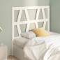 Testiera per Letto Bianca 81x4x100 cm in Legno Massello di Pino Testiera per Letto Bianca 81x4x100 cm in Legno Massello di Pino