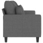 vidaXL Divano a 3 Posti Grigio Chiaro 180 cm in Tessuto vidaXL Divano a 3 Posti Grigio Chiaro 180 cm in Tessuto