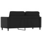 vidaXL Divano a 2 Posti Nero 140 cm in Similpelle vidaXL Divano a 2 Posti Nero 140 cm in Similpelle