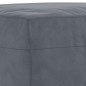 vidaXL Set di Divani 3 pz con Cuscini Grigio Scuro in Velluto vidaXL Set di Divani 3 pz con Cuscini Grigio Scuro in Velluto