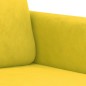 vidaXL Set di Divani 2 pz Giallo in Velluto vidaXL Set di Divani 2 pz Giallo in Velluto