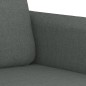 vidaXL Set di Divani 2 pz con Cuscini Grigio Scuro in Tessuto vidaXL Set di Divani 2 pz con Cuscini Grigio Scuro in Tessuto