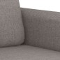 vidaXL Set di Divani 2 pz con Cuscini Tortora in Tessuto vidaXL Set di Divani 2 pz con Cuscini Tortora in Tessuto
