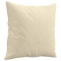 vidaXL Set Divani 2 pz con Cuscini Crema in Tessuto vidaXL Set Divani 2 pz con Cuscini Crema in Tessuto