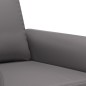 vidaXL Set di Divani 2 pz con Cuscini Grigio in Similpelle