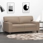 vidaXL Divano a 2 Posti Cappuccino 140 cm in Similpelle vidaXL Divano a 2 Posti Cappuccino 140 cm in Similpelle