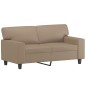 vidaXL Divano a 2 Posti Cappuccino 140 cm in Similpelle vidaXL Divano a 2 Posti Cappuccino 140 cm in Similpelle