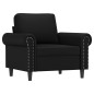 vidaXL Poltrona Nera 60 cm in Similpelle vidaXL Poltrona Nera 60 cm in Similpelle