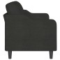 vidaXL Divano a 3 Posti Nero 180 cm in Tessuto vidaXL Divano a 3 Posti Nero 180 cm in Tessuto