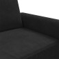 vidaXL Divano a 2 Posti Nero 120 cm in Velluto vidaXL Divano a 2 Posti Nero 120 cm in Velluto