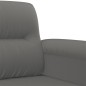 vidaXL Poltrona Grigio Scuro 60 cm in Tessuto Microfibra vidaXL Poltrona Grigio Scuro 60 cm in Tessuto Microfibra