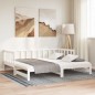 vidaXL Divano Letto con Letto Estraibile Bianco 80x200cm Massello Pino vidaXL Divano Letto con Letto Estraibile Bianco 80x200cm Massello Pino