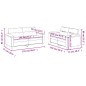 vidaXL Set di Divani 2 pz con Cuscini cappuccino in Similpelle vidaXL Set di Divani 2 pz con Cuscini cappuccino in Similpelle