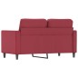 vidaXL Divano a 2 Posti Rosso Vino 120 cm in Similpelle vidaXL Divano a 2 Posti Rosso Vino 120 cm in Similpelle