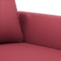 vidaXL Divano a 2 Posti Rosso Vino 120 cm in Similpelle vidaXL Divano a 2 Posti Rosso Vino 120 cm in Similpelle