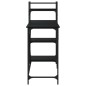 vidaXL Scrivania per Computer con Scaffali Nera 120x47x109 cm vidaXL Scrivania per Computer con Scaffali Nera 120x47x109 cm