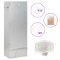 vidaXL Forno Affumicatore BBQ Generatore Fumo Freddo Acciaio Zincato vidaXL Forno Affumicatore BBQ Generatore Fumo Freddo Acciaio Zincato