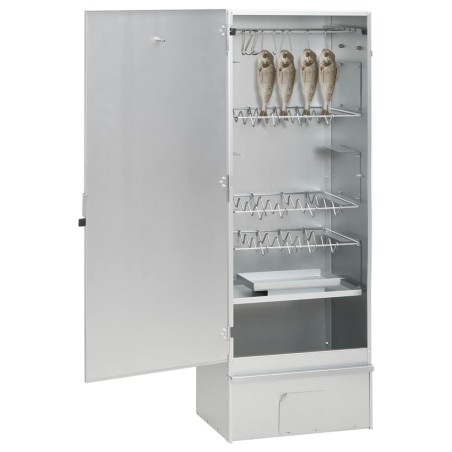 vidaXL Forno Affumicatore BBQ Generatore Fumo Freddo Acciaio Zincato