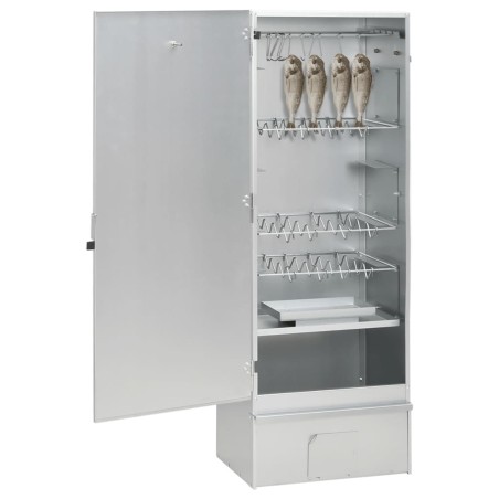 vidaXL Forno Affumicatore BBQ Generatore Fumo Freddo Acciaio Zincato