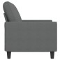 vidaXL Divano a 2 Posti Grigio Scuro 120 cm in Tessuto vidaXL Divano a 2 Posti Grigio Scuro 120 cm in Tessuto