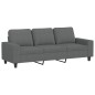 vidaXL Divano a 3 Posti Grigio Chiaro 180 cm in Tessuto vidaXL Divano a 3 Posti Grigio Chiaro 180 cm in Tessuto
