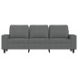 vidaXL Divano a 3 Posti Grigio Chiaro 180 cm in Tessuto vidaXL Divano a 3 Posti Grigio Chiaro 180 cm in Tessuto