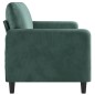 vidaXL Divano a 3 Posti Verde Scuro 180 cm in Velluto vidaXL Divano a 3 Posti Verde Scuro 180 cm in Velluto