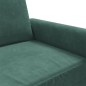 vidaXL Poltrona Verde Scuro 60 cm Velluto vidaXL Poltrona Verde Scuro 60 cm Velluto