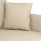 vidaXL Divano a 2 Posti Crema 140 cm in Tessuto vidaXL Divano a 2 Posti Crema 140 cm in Tessuto