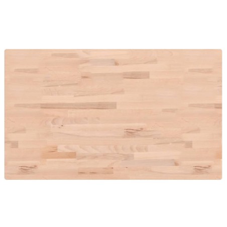 vidaXL Piano Bagno 100x60x1,5 cm in Legno Massello di Faggio
