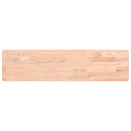 vidaXL Mensola a Parete 80x20x2,5 cm in Legno Massello di Faggio