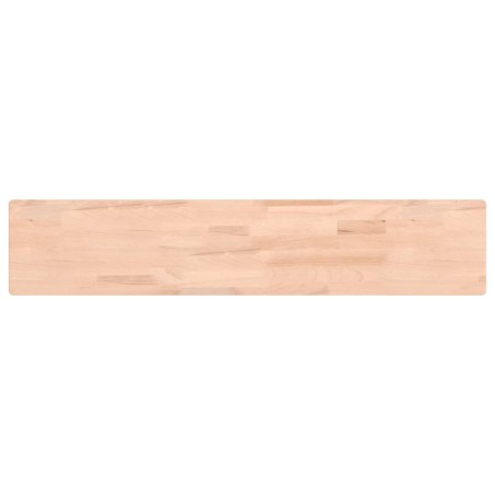 vidaXL Mensola a Parete 100x20x4 cm in Legno Massello di Faggio