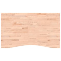 vidaXL Piano per Scrivania 100x(55-60)x1,5 cm Legno Massello di Faggio