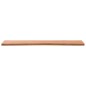 vidaXL Piano per Scrivania 110x(55-60)x2,5 cm Legno Massello di Faggio