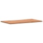 vidaXL Piano per Scrivania 110x(55-60)x2,5 cm Legno Massello di Faggio