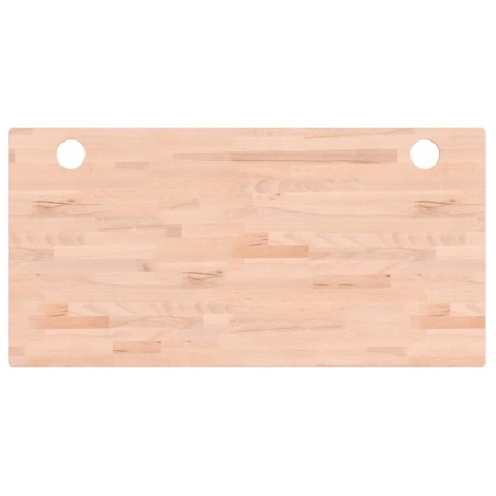 vidaXL Piano Scrivania 100x50x2,5 cm in Legno Massello di Faggio
