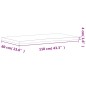 vidaXL Piano per Scrivania 110x(55-60)x4 cm Legno Massello di Faggio vidaXL Piano per Scrivania 110x(55-60)x4 cm Legno Massello di Faggio