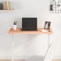 vidaXL Piano Scrivania 80x40x2,5 cm in Legno Massello di Faggio