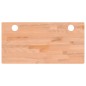 vidaXL Piano Scrivania 80x40x2,5 cm in Legno Massello di Faggio