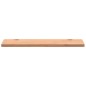 vidaXL Piano Scrivania 80x40x2,5 cm in Legno Massello di Faggio