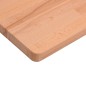 vidaXL Piano Scrivania 80x40x2,5 cm in Legno Massello di Faggio