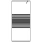 vidaXL Parete Doccia Walk in Nero 90x195 cm Vetro Trasparente ESG vidaXL Parete Doccia Walk in Nero 90x195 cm Vetro Trasparente ESG