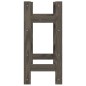 vidaXL Portabottiglie per 16 Bottiglie Grigio Legno Massello di Pino vidaXL Portabottiglie per 16 Bottiglie Grigio Legno Massello di Pino