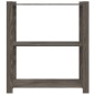 vidaXL Scaffale a 3 Livelli Grigio 80x38x90 cm in Legno di Pino vidaXL Scaffale a 3 Livelli Grigio 80x38x90 cm in Legno di Pino