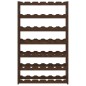 vidaXL Portabottiglie per 42 Bottiglie Marrone Legno Massello di Pino vidaXL Portabottiglie per 42 Bottiglie Marrone Legno Massello di Pino