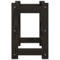 vidaXL Portabottiglie per 12 Bottiglie Nero Legno Massello di Pino vidaXL Portabottiglie per 12 Bottiglie Nero Legno Massello di Pino