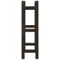 vidaXL Portabottiglie per 30 Bottiglie Nero Legno Massello di Pino vidaXL Portabottiglie per 30 Bottiglie Nero Legno Massello di Pino