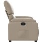 vidaXL Poltrona Reclinabile Cappuccino in Similpelle