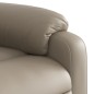 vidaXL Poltrona Reclinabile Cappuccino in Similpelle